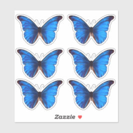 Blue Morpho Butterfly | Custom Cut Vinyl Aufkleber