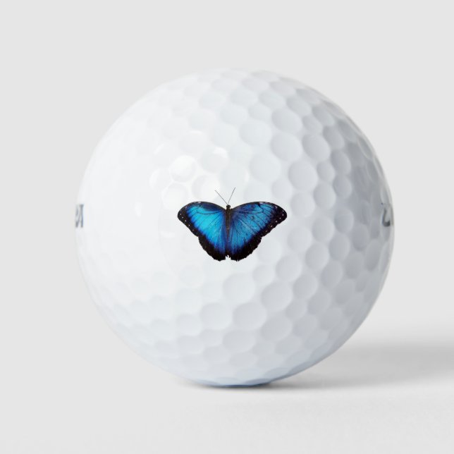 Blue Morpho Butterfly Golfball (Vorderseite)