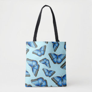 Blue Morpho Butterfly Illustration
