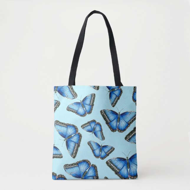 Blue Morpho Butterfly Illustration (Vorderseite)