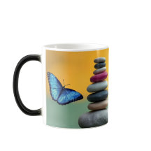 Blue Morpho Butterfly Monogram Name Letter