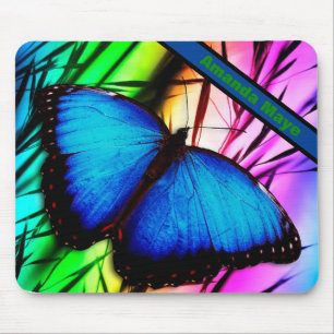 Blue Morpho Butterfly Mousepad