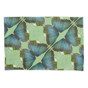 Blue Morpho Butterfly Muster Kissen Case Kissenbezug