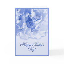 Blue Mother Day Carnation Card