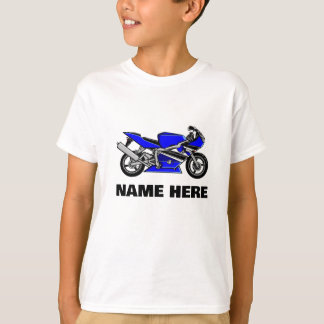 Blue Motorbike T-Shirt