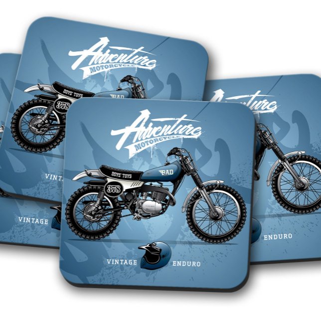 Blue Motorrad Untersetzer | Motorrad-Untersetzer-S (Von Creator hochgeladen)