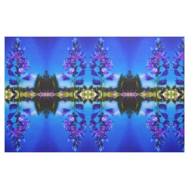 Blue Mountain Camas Tapestry Stoff (Fat Quarter (45,7 x 55,9 cm))