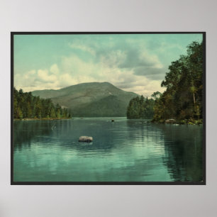 Blue Mountain from Eagle Lake, Adirondack Scene Poster