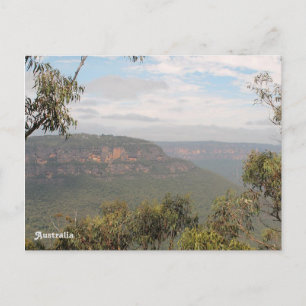 Blue Mountains, New South Wales, Australien A Postkarte