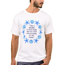 Blue Muscheln und Starfish Beach zum Thema