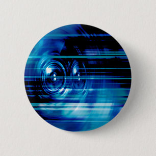 Blue Music Lautsprecher Button
