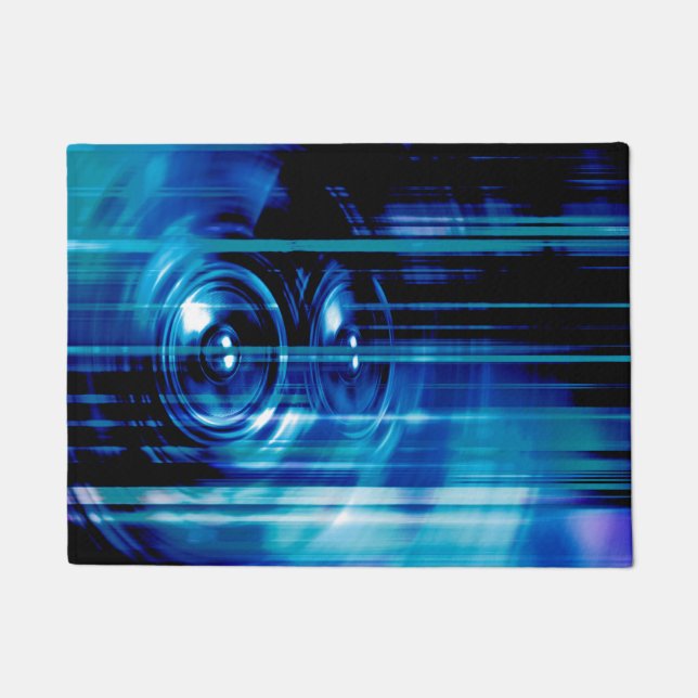 Blue Music Lautsprecher Fußmatte (Vorderseite)