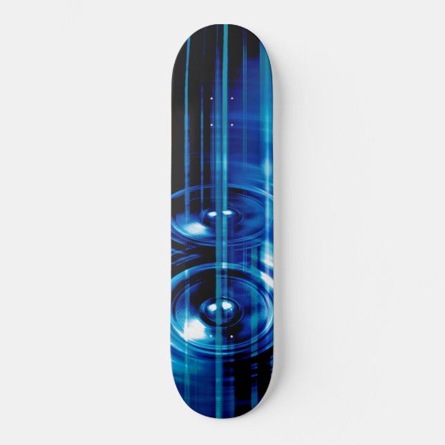 Blue Music Lautsprecher Skateboard (Vorderseite)