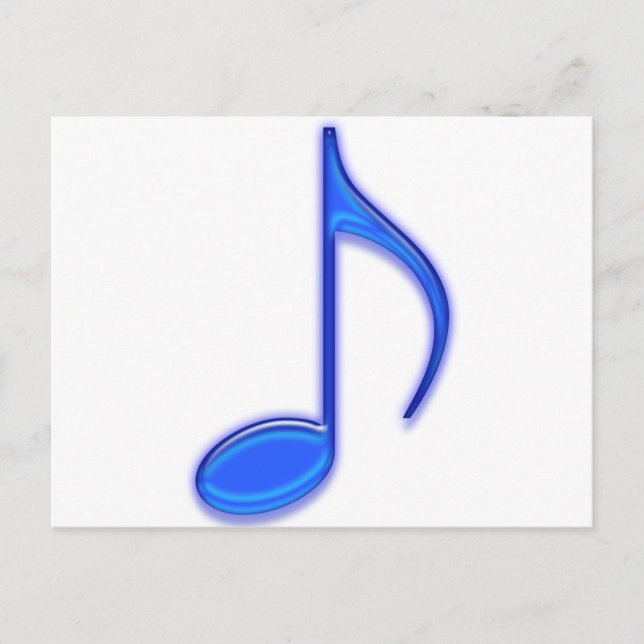 Blue Music Tools Postkarte (Vorderseite)