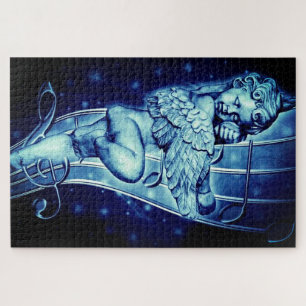 Blue Musical Angel Puzzle