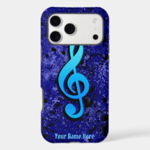Blue Musiknote Symbol iPhone XS Max Fall