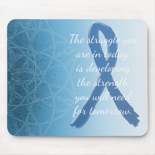 Blue Mystical Mandala Inspiration Mouse Pad Mousepad (Vorne)