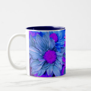 Blue N Lila Daisies Tasse