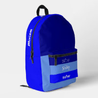 Blue Nachhaltig Custom Schlep Personalisierter Nam