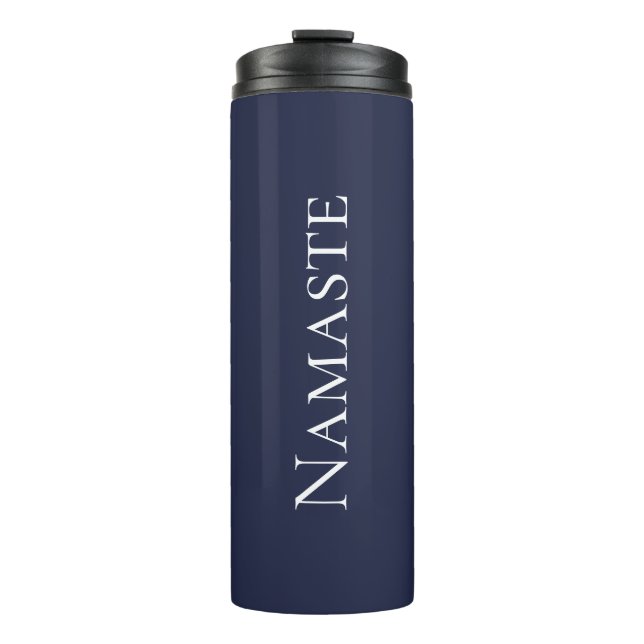 Blue Namaste Thermosbecher (Vorderseite)