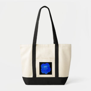 Blue Nasturtium Tote Bag Tragetasche