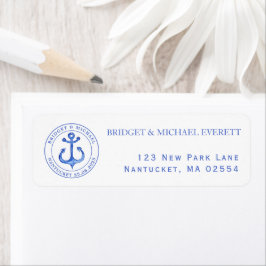 Blue Nautical Anchor | Personalisierte Hochzeit