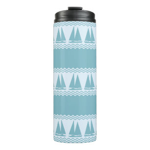 Blue Nautical Thermosbecher