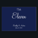 Blue Nautical Wedding Platzkarten Tafelkarten Tischnummer<br><div class="desc">Blue nautical wedtical Platzkarten Tischkarten mit individualisierbarem Text</div>