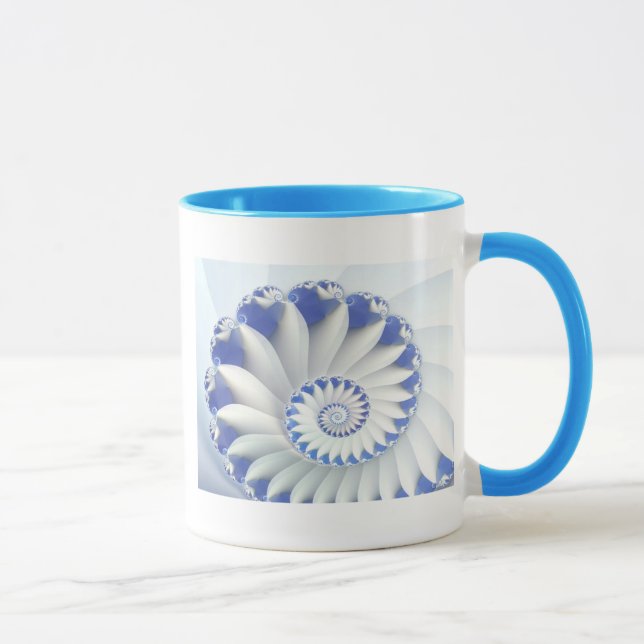 Blue Nautilus Tasse (Rechts)