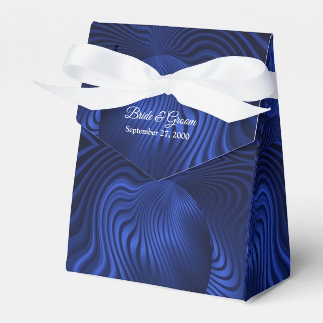 Blue Navy Decorative Fevor Box Geschenkschachtel (Vorderseite)