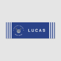 Blue Navy Nautic Anchor Yacht Club Team Nam