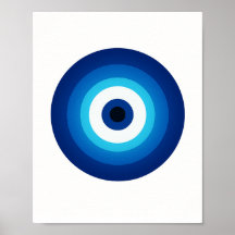Blue Nazar Wall Art - Schild deinen Raum im Stil