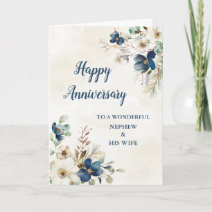 Blue Nephew und seine Ehefrau Hochzeitstag Karte