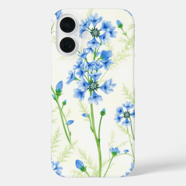 Blue Nigella Case-Mate iPhone Hülle (Rückseite)
