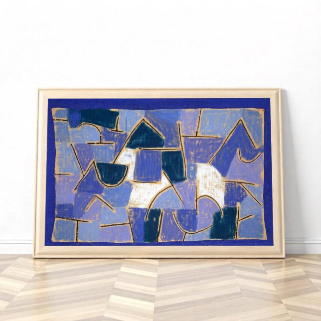 Blue Night by Paul Klee, Abstrakt Poster (Von Creator hochgeladen)