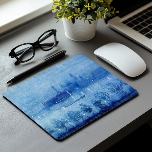 Blue Night, London | Joseph Pennell Mousepad (Von Creator hochgeladen)