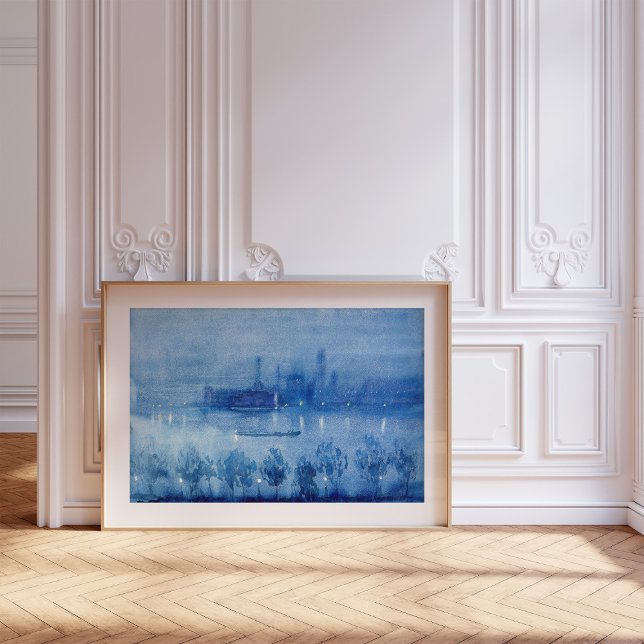 Blue Night, London | Joseph Pennell Poster (Von Creator hochgeladen)