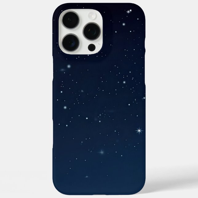 Blue Night Sky Case-Mate iPhone Hülle (Rückseite)