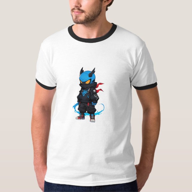 Blue Ninja T-Shirt (Vorderseite)