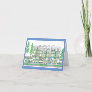 Blue NoteCards von Spring City Dankeskarte