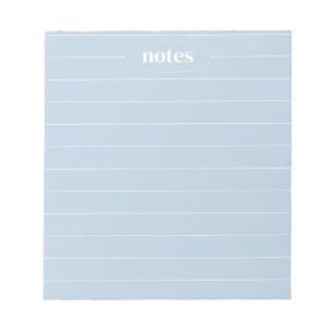 Blue Notes Sleek & Modern Stationery Notizblock