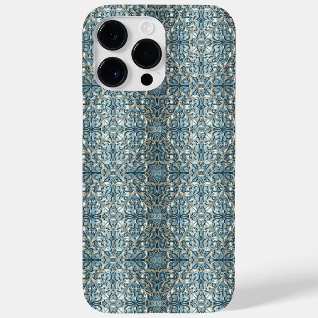 Blue Nouveau Otterbox Case (Rückseite)
