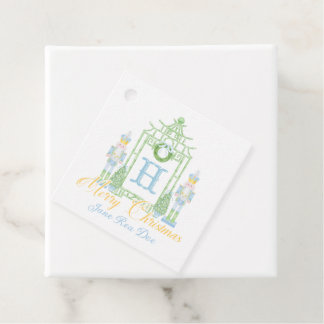 Blue Nutcrackers Chinoiserie Weihnachtsgeschenke T Geschenkanhänger