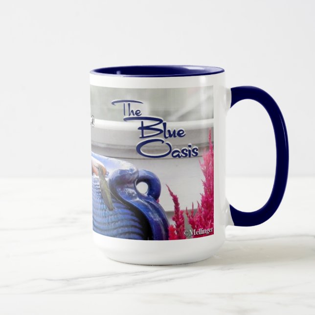 Blue Oasis Tasse #001 (Rechts)
