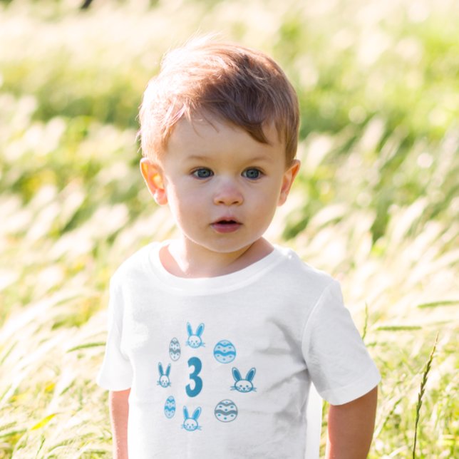 Blue Oaster 3. Geburtstag Kleinkind T-shirt (Von Creator hochgeladen)