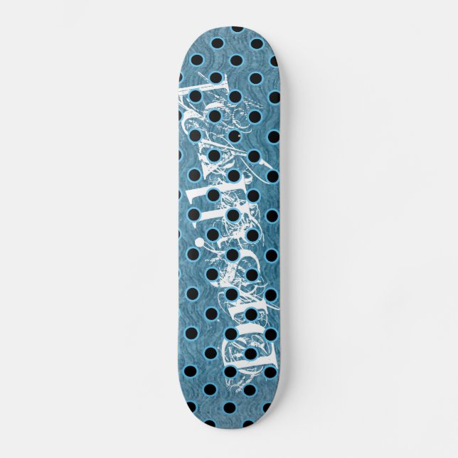 Blue OB Skateboard (Vorderseite)