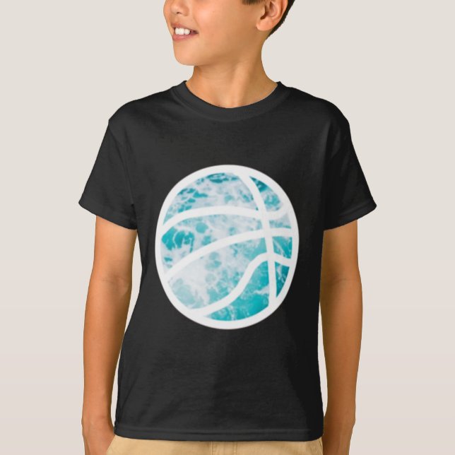 Blue Ocean Basketball T-Shirt (Vorderseite)