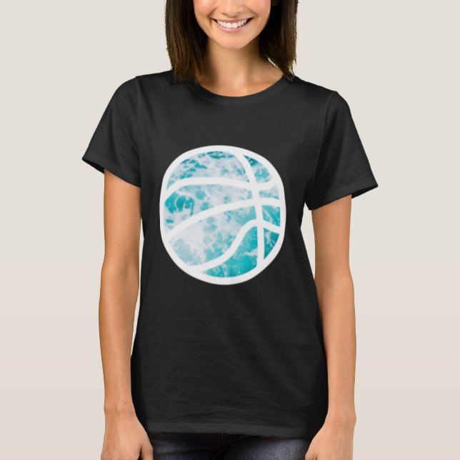 Blue Ocean Basketball T-Shirt (Vorderseite)