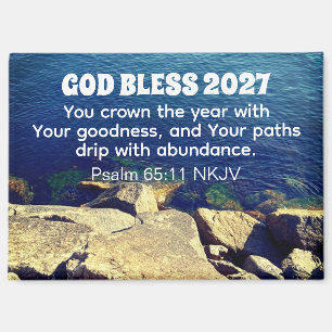 Blue Ocean Foto Gesegnetes Neues Jahr 2027 Christl Magnet