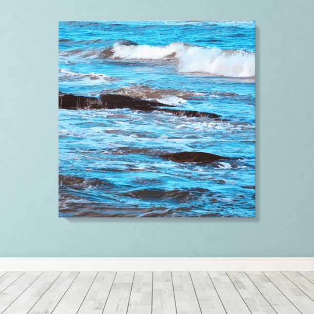 Blue Ocean Leinwand  (Insitu (Holzboden))